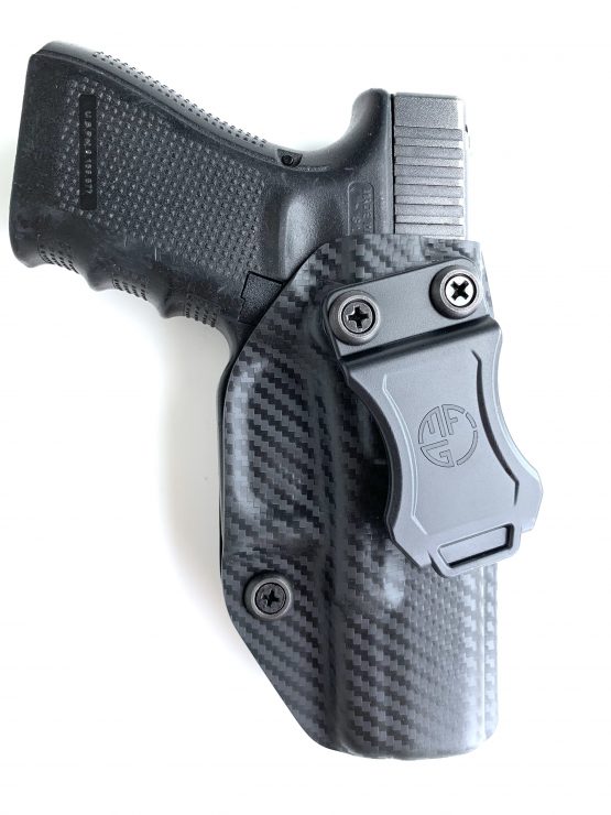 GLOCK 19/23/32/45 SİYAH KARBON FİBER GÖRÜNÜMLÜ İÇ TAŞIMA